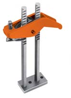 Leschhorn T400-4 Schnell-Spannklaue CARVER Haltekraft 16000N - 36300N, Spannhöhe 25mm - 100mm - T400 Schnell-Spannklaue CARVER