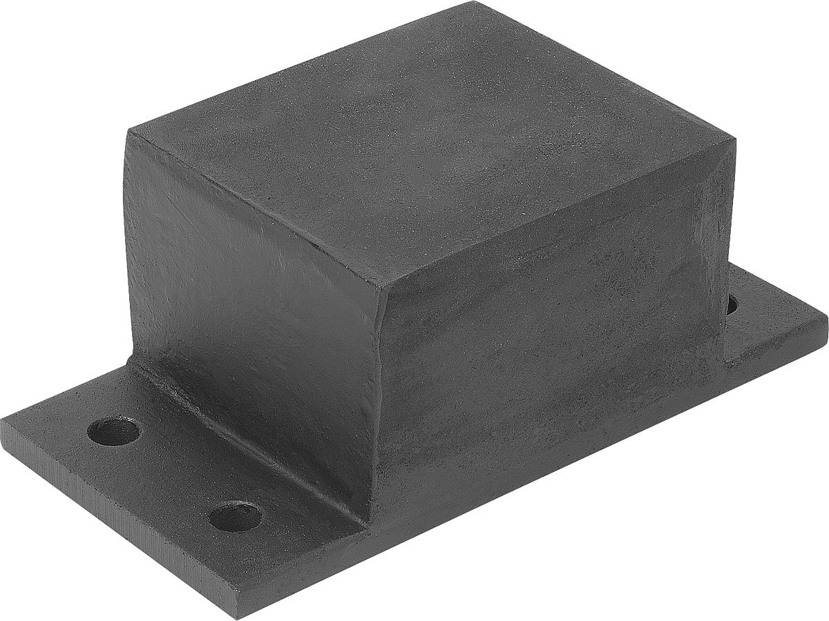 Norelem 26120-12004515057 GUMMI METALL ANSCHLAGSCHIENE, B=120, H=45, L=150 - 26120-12004515057 GUMMI METALL ANSCHLAGSCHIENE - B 120 - H 45 - L 150