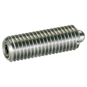 Halder 22060.0452 Federndes Druckstück mit Innensechskant und Abdichtung M12, rostfreier Stahl, Standard-Federkraft - Federnde Druckstuecke Federndes Druckstueck mit Innensechskant und Abdichtung