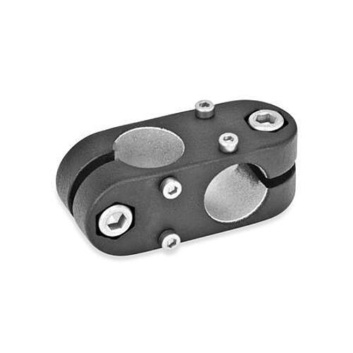 Ganter 131.2-B18-B18-2-SW VERFAHRSCHLITTEN KREUZFORM - GN 131-2 Verfahrschlitten fuer Lineareinheiten - Aluminium-Abbildung