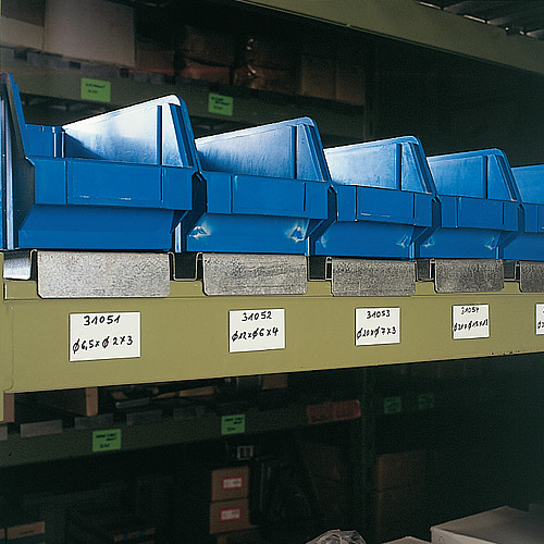 Norelem 96455-0600101 LAGERMAGNETSCHILD, WEISS, 60 X 10 - Norelem 96455 Lagermagnetschilder