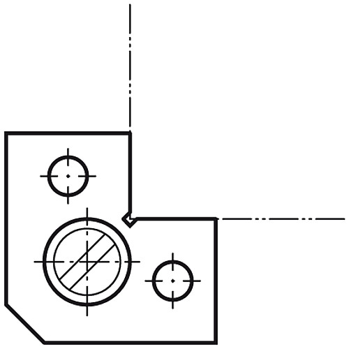 Norelem 03220-01 POSITIONSWINKEL 28x28 mm Stärke 5 mm, - Norelem 03220 Positionswinkel