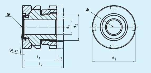 Halder 25120.0214 Nivellierelement pendelnd Ø 9,0 x Ø 32 - EH 25120 Nivellierelemente pendelnd