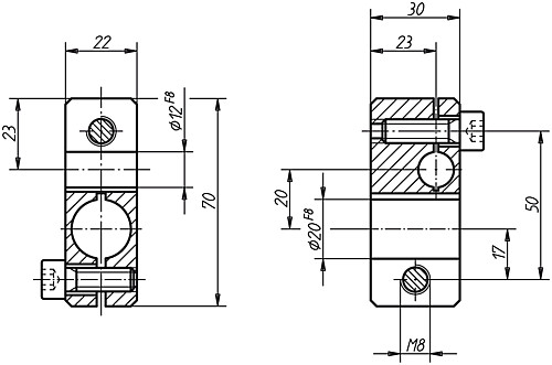 Norelem 31150-1220 GELENKSTÜCK - Norelem 31150 Gelenkstueck