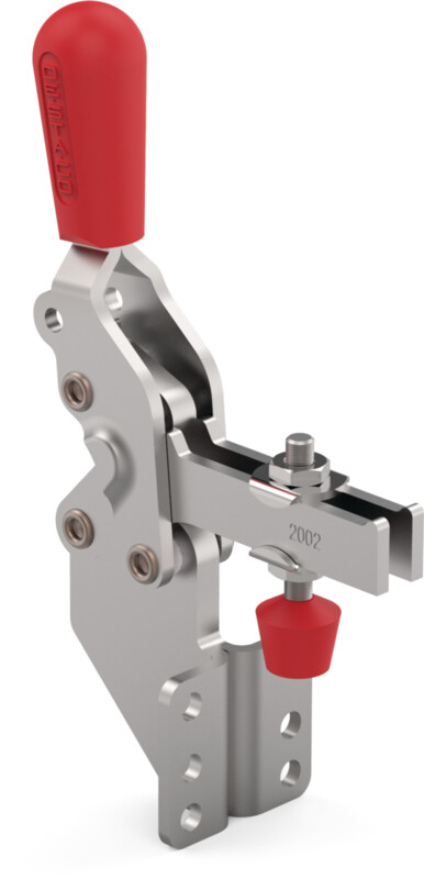 DESTACO 2002-UF Vertikal-Kniehebelspanner mit Frontbefestigung, Haltekraft 2700 N, Öffnungswinkel 75° - NEU - Destaco 2002-UF Vertikal-Kniehebelspanner