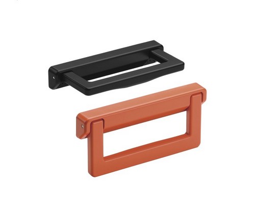 Leschhorn KT-20.084.2009   Klappgriffe A 84,  orange pulverbeschichtet - Leschhorn KT Klapptragegriffe Aluminium