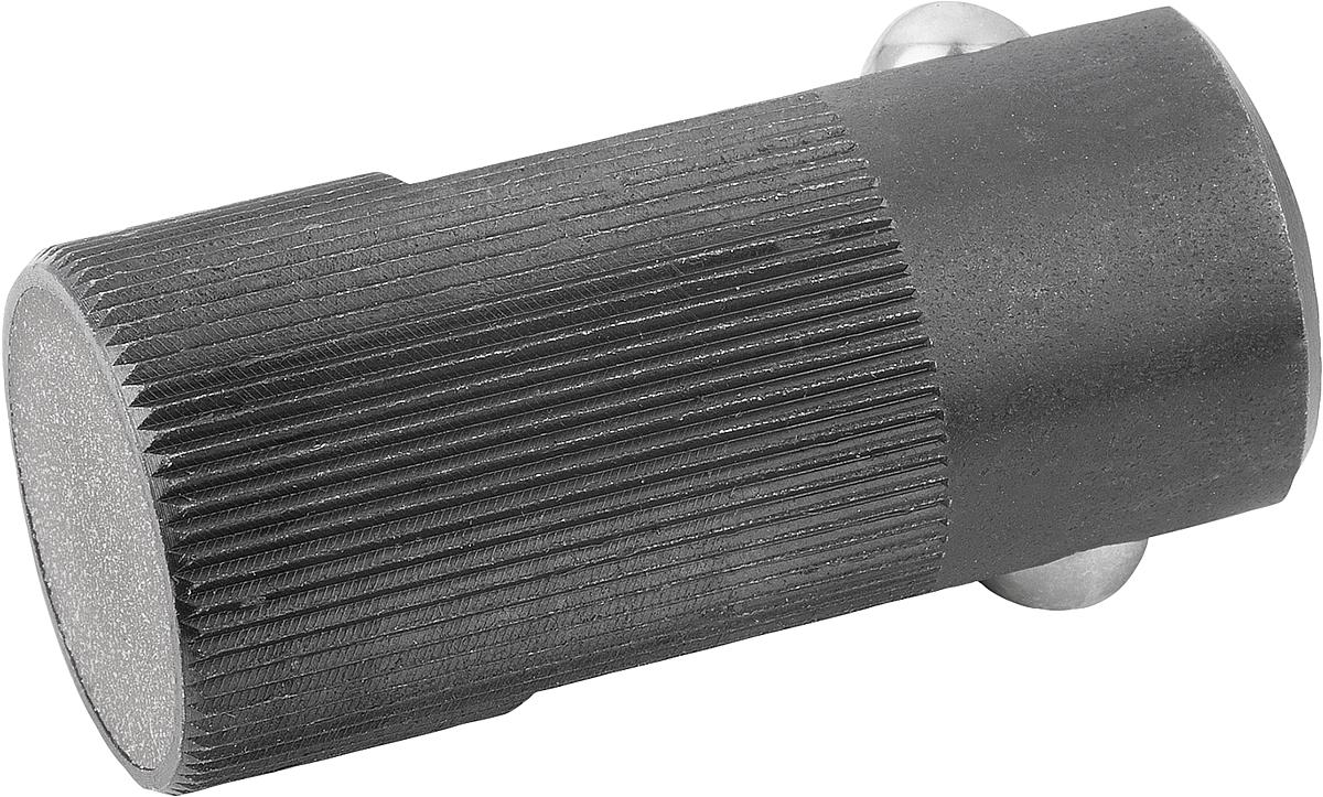 Kipp K0374.622 FEDERNDES SEITENDRUCKSTÜCK FORM D, D1=22, L1=45 - K0374-622 FEDERNDES SEITENDRUCKSTUECK FORM D - D1 22 - L1 45