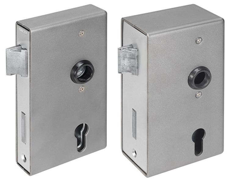 AMF 140U-50KW Schlosskasten, blank, Schließung: RZW, Kastenbreite A: 50 mm, B: 94,5 mm - LE 140U Schlosskasten - blank -Abbildung