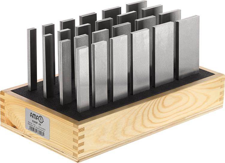 AMF 6349P-32 Parallelunterlagen-Satz, Präzision, Größe : 32, Paar: 32, L: 125 - LE 6349P Parallelunterlagen-Satz - Praezision -Abbildung