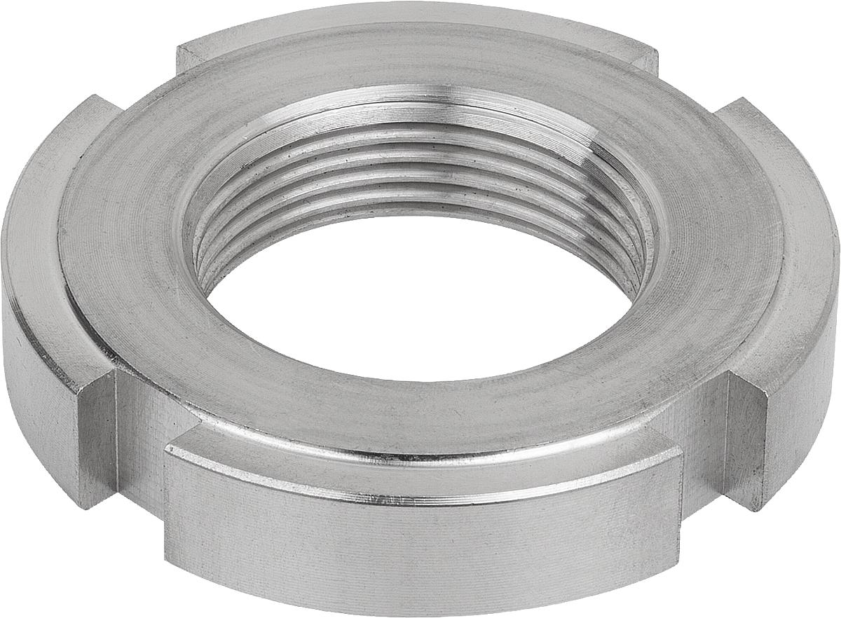 Norelem 07590-322 NUTMUTTER DIN1804 M22X1,5, D2=40, H=9, EDELSTAHL A2 - 07590-322 NUTMUTTER DIN1804 M22X1-5 - D2 40 - H 9 - EDELSTAHL A2