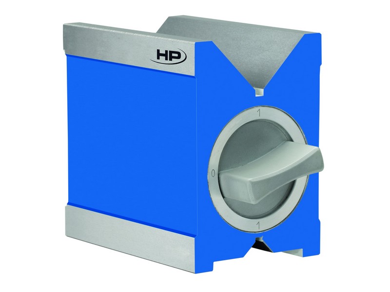 Helios Preisser, 0527101  Magnet Mess- und Spannprisma Spezialstahl: Abmessung 80 x 67 x 96 mm, Wellen Ø 6 - 66 mm - Helios Preisser 0527 Normalwinkel 90 Grad Dreiecksform