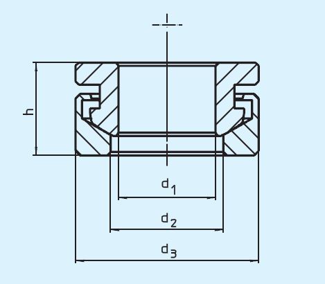 Halder 23050.0512 Kompakt-Kugelscheibe-Kegelpfanne ähnlich DIN 6319 Ø 13.0, Stahl - EH 23050 Kompakt-Kugelscheibe-Kegelpfanne aehnlich DIN 6319