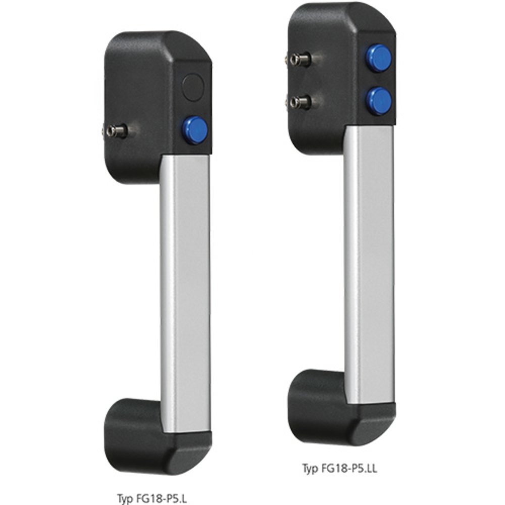 Leschhorn FG18-P5.R140.11 Funktionsgriffe mit pneumatischer Schaltfunktion, Anschluss rechts, mit 1 Ventil (5/2 Wegeventil) - LE FG18-P5 Funktionsgriffe mit pneumatischer Schaltfunktion - 5 2 Wegeventile - Abbildung