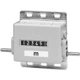 LE70063 80200-MZ/M-45 MZ/M-45-000,20-R-X-200/G-1 Mech. Meterzähler, 45/Zählwerk, 0000,2/Anzeige/Umdr., R/rechtssteigend, 200/G/Messrad Umfang [mm] Oberfläche PU-glatt, Anzeige 000,20 (m)Messrad #15119, Korpus AL,X/ohne Federbügel I, 1 / Messrad 1xangebaut - IVO Meterzaehler