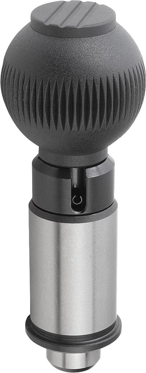 Kipp K0361.116 PRÄZISIONS ARRETIERBOLZEN D=16, ZYL. AUFNAHME, TYP B - K0361-116 PRAEZISIONS ARRETIERBOLZEN D 16 - ZYL AUFNAHME - TYP B