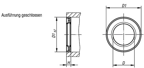 Norelem 21560-120 VORSATZDICHTUNGEN D=12, DOPPELLIPPENDICHTRING, GESCHLOSSEN - Norelem 21560-AG Vorsatzdichtungen Doppellippendichtringe - geschlossen