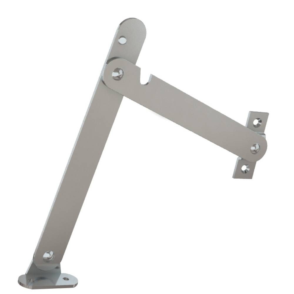 PINET 24-7-3525 Klappenaufsteller verzinkt, 125mm, Ausführung 1, Stahl - LE71911 Klappenaufsteller Stahl verzinkt