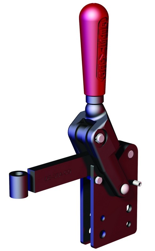 DESTACO 535-LB Vertikal-Kniehebelspanner Haltekraft 10000 N, Öffnungswinkel 120° - 535-LB Vertikalspanner - massiver Spannarm - Fuss gerade