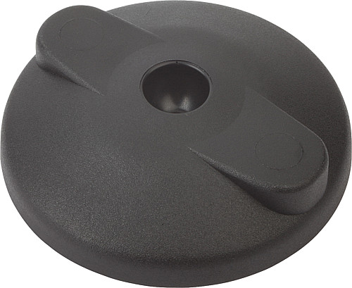 Kipp K0415.3080 TELLER F. GELENKFU? FORM C, - KIPP K0415-C Teller fuer Gelenkfuesse aus Kunststoff