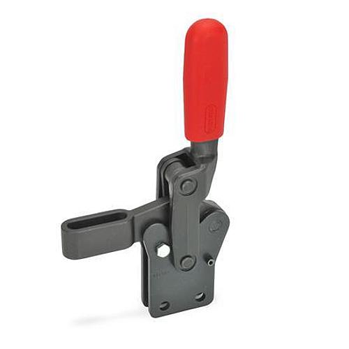 Ganter 810.11-1540-F Schnellspanner, Spannhebel vertikal, mit senkrechtem Fuß, schwere Ausführung  Longlife - GN 910-1 Schnellspanner - Spannhebel vertikal