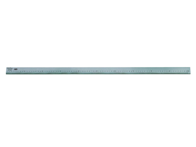 Helios Preisser, 0452101  Arbeitsmaßstäbe Spezialstahl: 500 mm Länge, Querschnitt 25 x 5 mm - Helios Preisser 0452 Arbeitsmassstaebe
