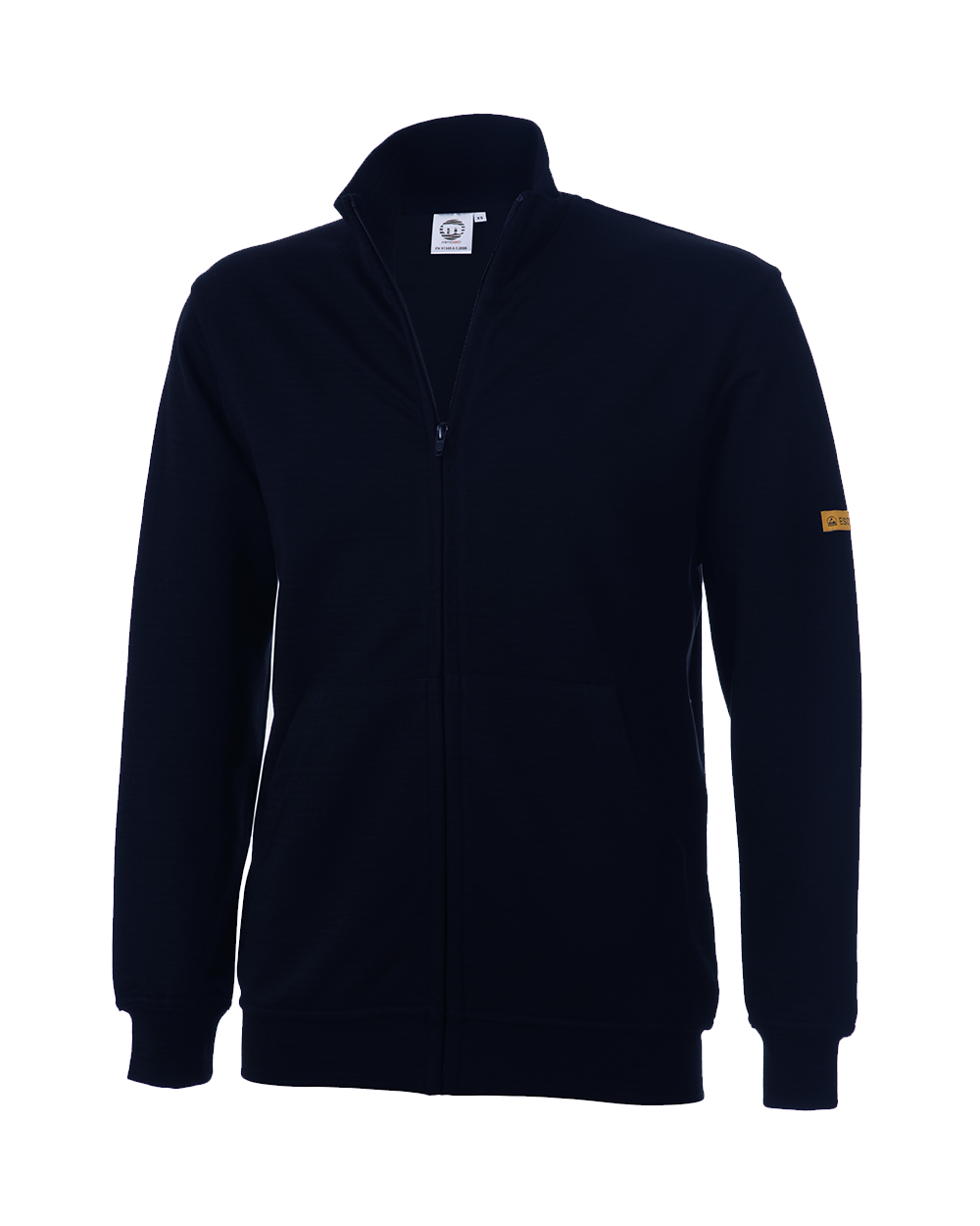 MIMOZA M400-300-1-1 MIMOZA ESD Sweat Jacke schwarz, Gr. 3XS - MIMOZA ESD Sweat Jacke navy