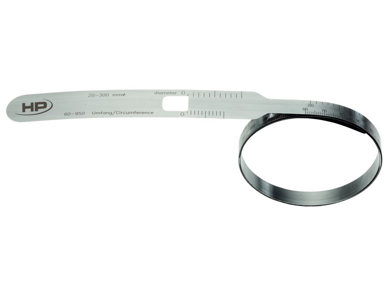 Helios Preisser 0458107 Stahlbandmaß für Umfang und Durchmesser Federbandstahl: Umfang 5960-7230 mm, Ø 1900-2300 mm - Stahlbandmass fuer Umfang und Durchmesser