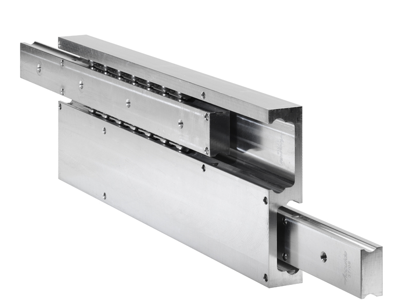 Accuride DA4140-0040 Aluminium Schwerlast Teleskopschienen 100% Vollauszug, 38x150, SL 400, TL 402, 400kg, M8 - DA 4140 Accuride Teleskopschiene