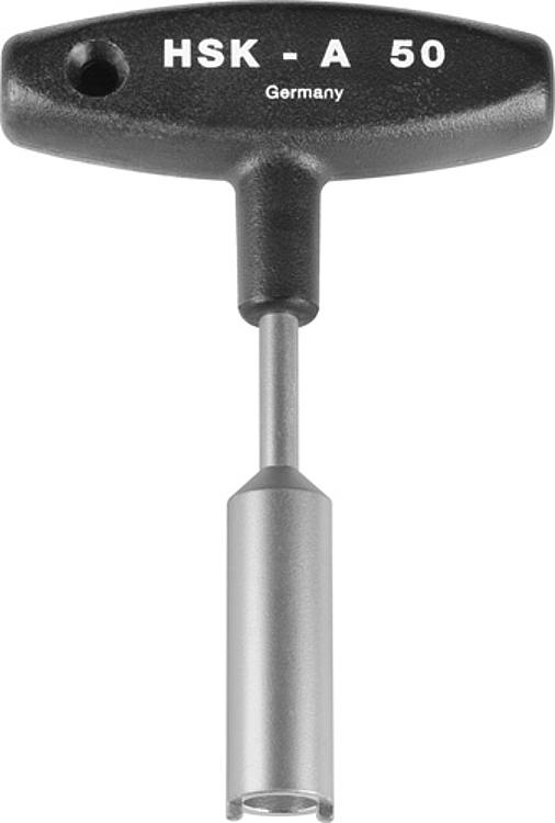 AMF 960-100 Aufsteckschlüssel für Kühlmittelrohr HSK-A, Größe = HSK-A: 100, B: 100, D: 16,2, L: 136 - LE 960 32 Aufsteckschluessel fuer KuehlmittelrohrHSK-A-Abbildung