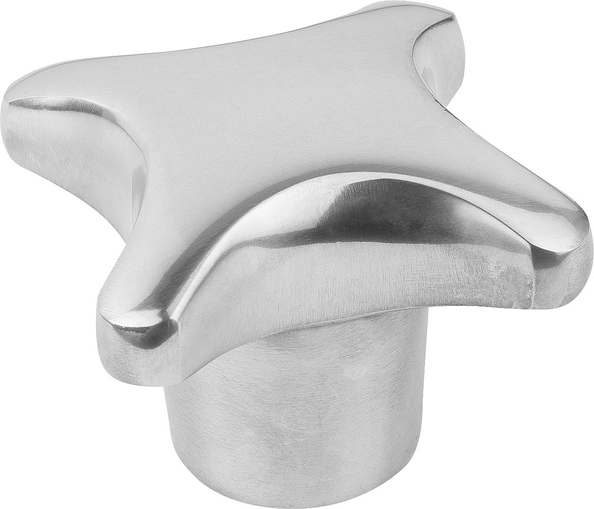 Kipp K0145.3040082 KREUZGRIFF FORM C, D1=40, D4=8H7, ALU, POLIERT - K0145-3040082 KREUZGRIFF FORM C - D1 40 - D4 8H7 - ALU - POLIERT