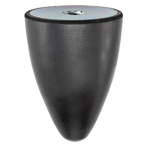 Halder 25150.0522 Gummi-Anschlagpuffer, parabolisch Ø 20 x 24 mit Innengewinde - Gummi-Anschlagpuffer Gummi-Anschlagpuffer