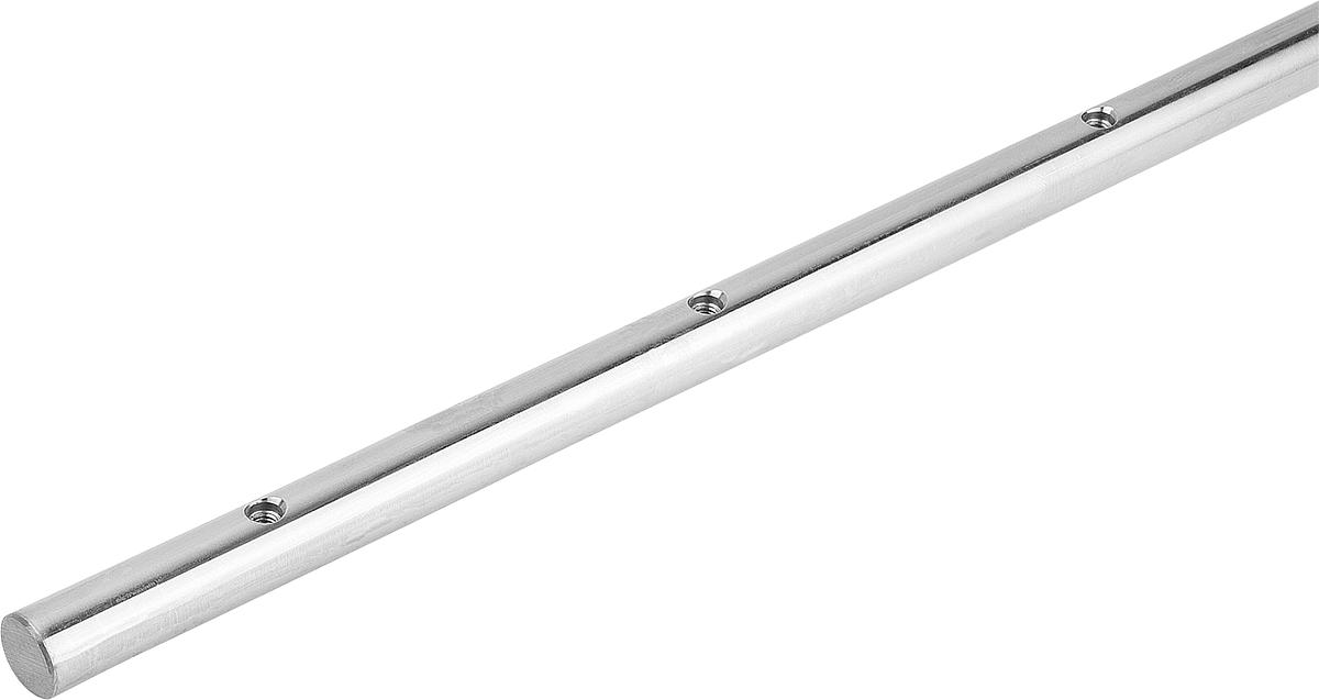 Norelem 21590-112375X0600 PRÄZISIONSFÜHRUNGSWELLE D=12, MIT BEFESTIGUNGSBOHRUNG, L=600 - 21590-112375X0600 PRAEZISIONSFUEHRUNGSWELLE D 12 - MIT BEFESTIGUNGSBOHRUNG - L 600