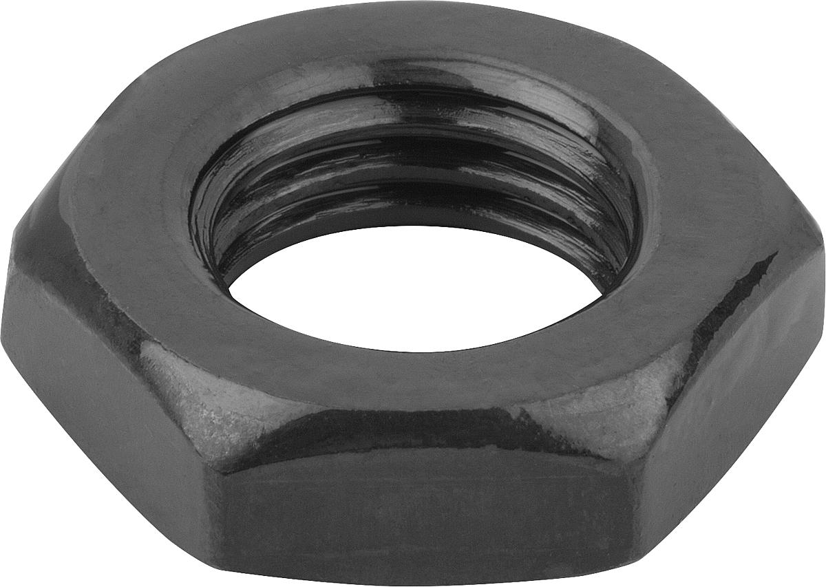 Kipp K0700.206 SECHSKANTMUTTER DIN 439         BR, M6, BRÜNIERT - K0700-206 SECHSKANTMUTTER DIN 439 BR - M6 - BRUENIERT