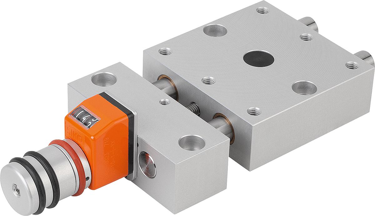 Norelem 21102-12 POSITIONIERTISCH KURZ, MIT POSITIONSANZEIGER - 21102-12 POSITIONIERTISCH KURZ - MIT POSITIONSANZEIGER