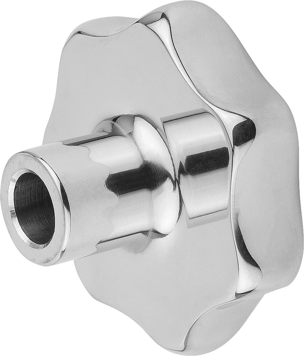 Norelem 06194-340082 STERNGRIFF                    EDELSTAHL, FORM C, D1=40, D4=8 - 06194-340082 STERNGRIFF                    EDELSTAHL - FORM C - D1 40 - D4 8