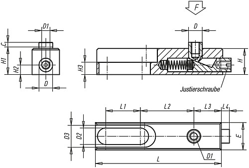 Kipp K0889.006 ABSTÜTZELEMENT - KIPP K0889 Abstuetzelemente
