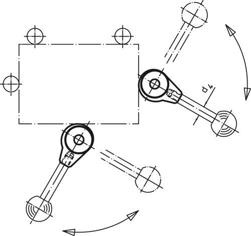 Halder 23410.0220 Exzenterspannmodul mit Wellenaufnahme, 30 x 10 - Exzenterspannmodul Exzenterspannmodul mit Wellenaufnahme 30 x 10