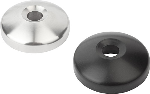 Kipp K0425.10601 TELLER F. STELLFUSS FORM A, - KIPP K0425-A Teller fuer Stellfuesse aus Zinkdruckgus