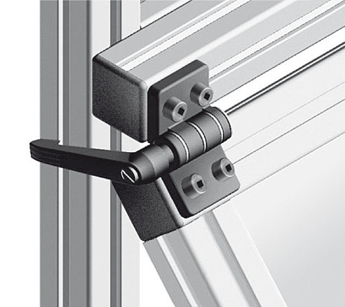 Kipp K0442.45252508 SCHARNIER AUS ZINKDRUCKGUSS, MIT KLEMMFUNKTION - KIPP K0442 Scharniere aus Zinkdruckguss - mit Klem