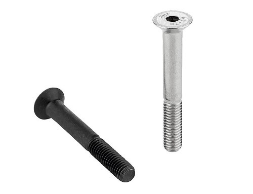 Leschhorn SENKSCHRAUBE DIN EN ISO 10642, EDELSTAHL -A4, D=M8, L=20 - K0708 Senkschrauben mit Innensechskant DIN EN ISO 10642 - Stahl oder Edelstahl -A2- - Abbildung 1