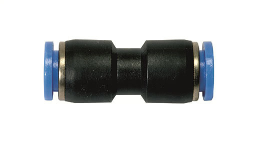 RIEGLER 135.004 Gerade Steckverbindung »Blaue Serie«, für Schlauch-Außen-Ø 4 - LE71512 135-006 Gerade Steckverbindung - blaue Serie