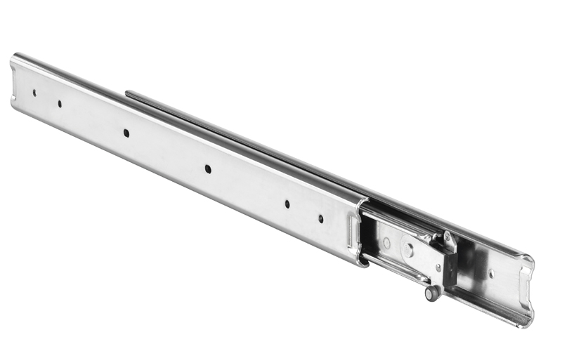 Accuride DB3630-0030 Teleskopschienen 100% Vollauszug, Auszug in beide Richtungen, 21,6x36,4, SL 300,TR 332, 35kg, schwarz verzinkt - 3630 Accuride Teleskopschiene