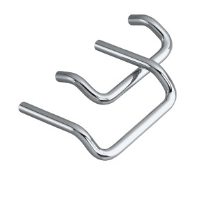 Leschhorn AM-27.120.22   abgewinkelte Maschinengriffe A 120,  hochglanzverchromt - Leschhorn AM abgewinkelte Maschinengriffe