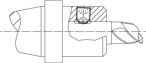 Halder 22720.0693 Kugeldruckschraube ohne Kopf  kurze Ausführung  M 20 x 2 x 25, abgeflachte Kugel Auflagefläche plan, für Zylinderschäfte DIN 1835 E - Kugeldruckschrauben Kugeldruckschraube - ohne Kop