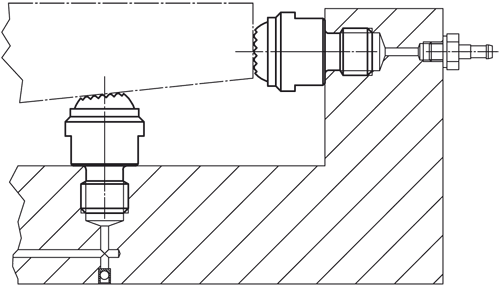 Halder 22800.0220 Positioniersensor, pendelnd, geriffelt pneumatisch Ø 20 x M 12 mit Stecknippel - Positioniersensoren Positioniersensor - pendelnd - geriffelt - pneumatisch