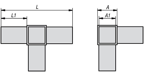 Kipp K0620.1201512 STECKVERBINDER, T STÜCK MIT ABGANG - KIPP K0620 Steckverbinder T Stueck mit Abgang