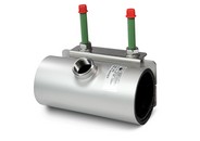 Leschhorn LS1-A-102-112-150-1"-IG-EPDM-V2A Edelstahl-Anbohrschellen einteilig Gewindeabgang 1"-IG, Material: 1.4301 (V2A, AISI 304), PN 16 bar Wasser PN 4 bar Gas, Bereich 102-112, BL150 "Umtausch und Rücknahme ausgeschlossen" - LS1-A-IG-EPDM-V2A Anbohrschelle