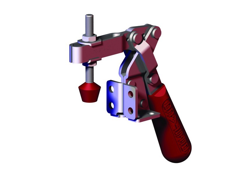 DESTACO 317-S Vertikal-Kniehebelspanner Haltekraft 1700 N - 2000 N, Öffnungswinkel 185° - 317-U Vertikalspanner - U-Spannarm