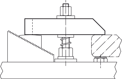 Halder 23150.0020 Spanneisen DIN 6315 B gabelförmig, 18,0 x 250 - Spanneisen Spanneisen DIN 6315 B - gabelfoermig - 9x 80