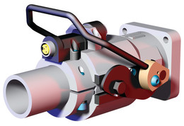 DESTACO CPI-RDC-25M-1 manueller Werkzeugwechsler Flanschanschluß, Rohrdurchmesser 25 mm, Druckluft-Port 0, Electric-Port 0, max. statische Lastwert 47 Nm, Material Aluminium - LE70000 RDN - RDC manuelle Werkzeugwechsler